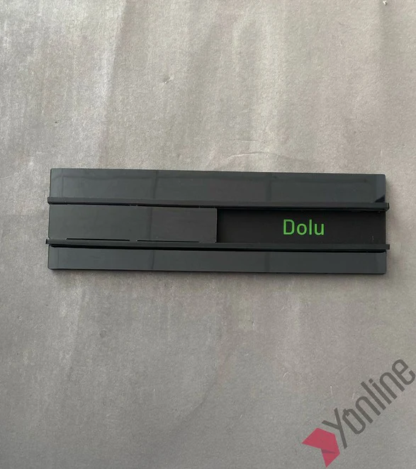 Siyah Boş-Dolu Değiştirilebilir Kapı