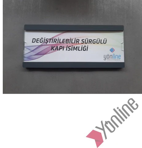 Değiştirilebilir Sürgülü Kapı İsimliği